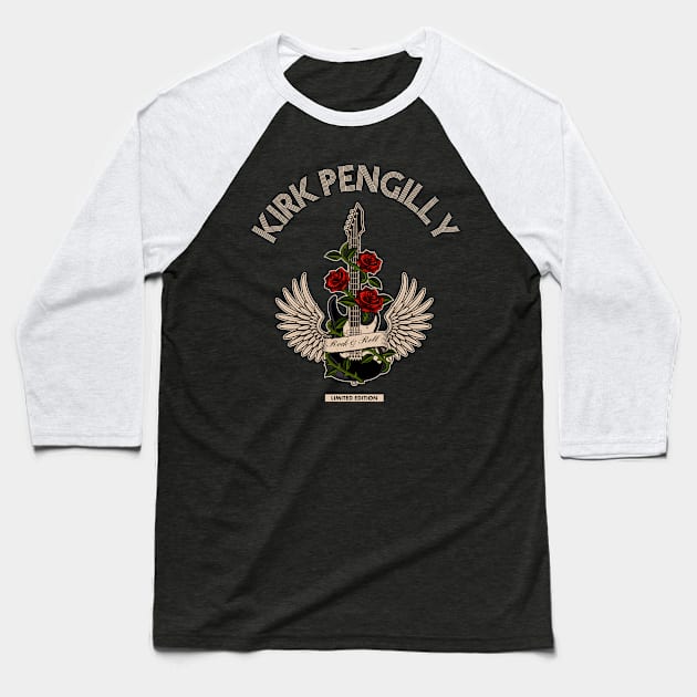 The power of guitarist Kirk Pengilly Baseball T-Shirt by Deniso_PP